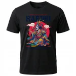 Koszulka Tshirt czarna 100% Bawełna Japonia Tokyo Kabuki Sztuka - obrazek 2