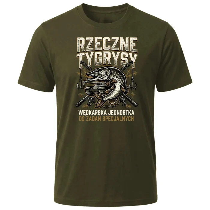 Koszulka Wędkarska Prezent dla Wędkarza Taty Dziadka Męża Faceta tshirt - obrazek 2