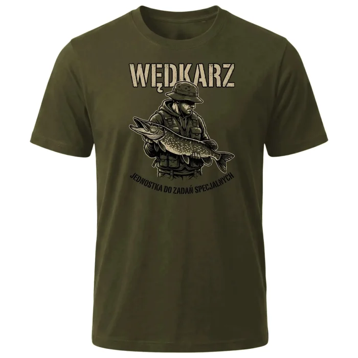 Koszulka Wędkarska Prezent dla Wędkarza Taty Dziadka Męża Faceta tshirt - obrazek 2