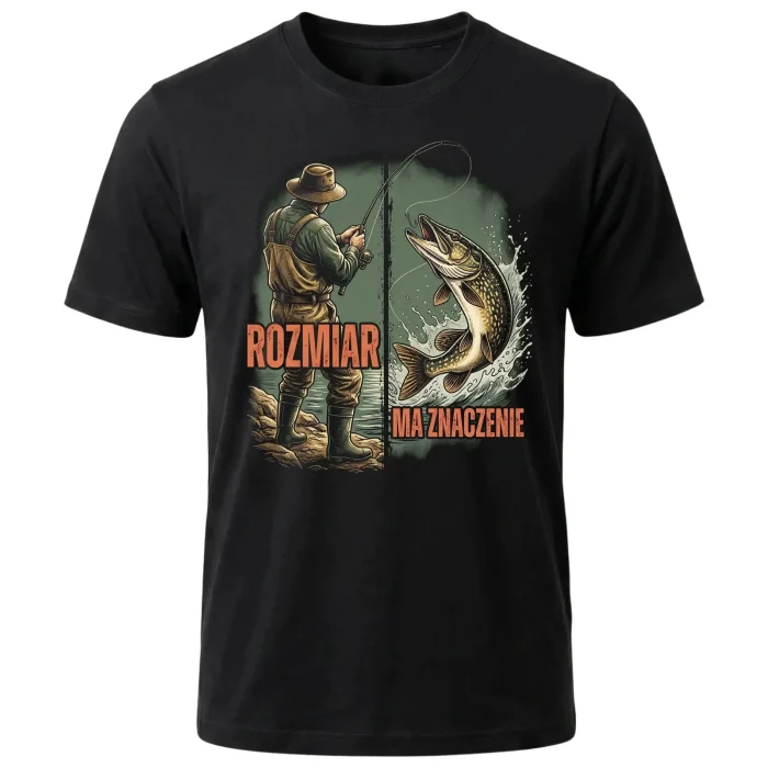 Koszulka Wędkarska Prezent dla Wędkarza Taty Dziadka Męża Faceta tshirt - obrazek 2