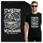 Koszulka Wędkarska Prezent dla Wędkarza Taty Dziadka Męża Faceta tshirt