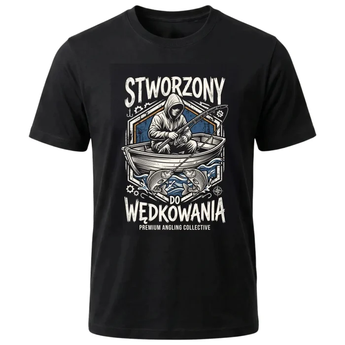 Koszulka Wędkarska Prezent dla Wędkarza Taty Dziadka Męża Faceta tshirt - obrazek 2