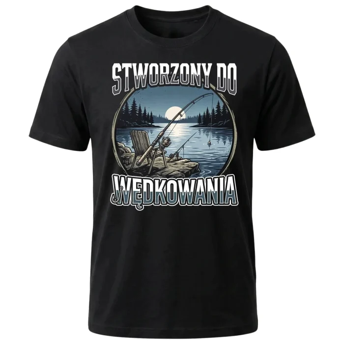 Koszulka Wędkarska Prezent dla Wędkarza Taty Dziadka Męża Faceta tshirt - obrazek 2