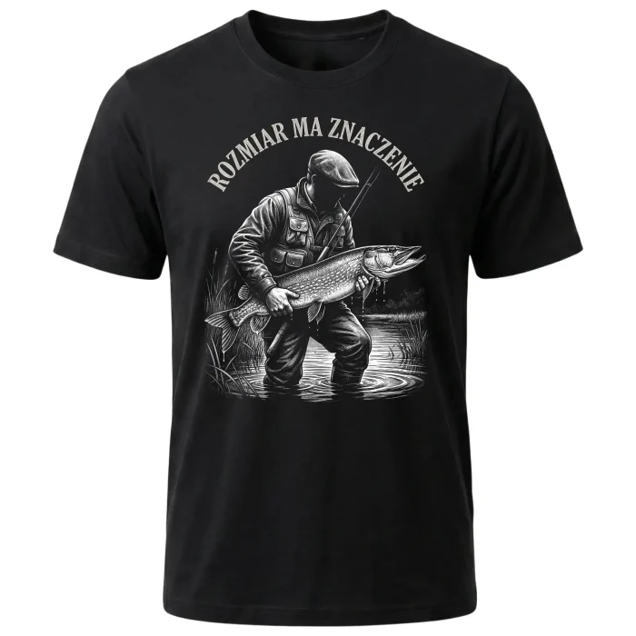 Koszulka Wędkarska Prezent dla Wędkarza Taty Dziadka Męża Faceta tshirt - obrazek 2