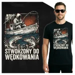 Koszulka Wędkarska Prezent dla Wędkarza Taty Dziadka Męża Faceta tshirt