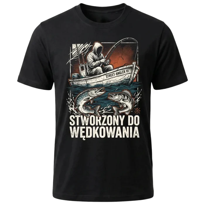 Koszulka Wędkarska Prezent dla Wędkarza Taty Dziadka Męża Faceta tshirt - obrazek 2