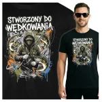 Koszulka Wędkarska Prezent dla Wędkarza Taty Dziadka Męża Faceta tshirt