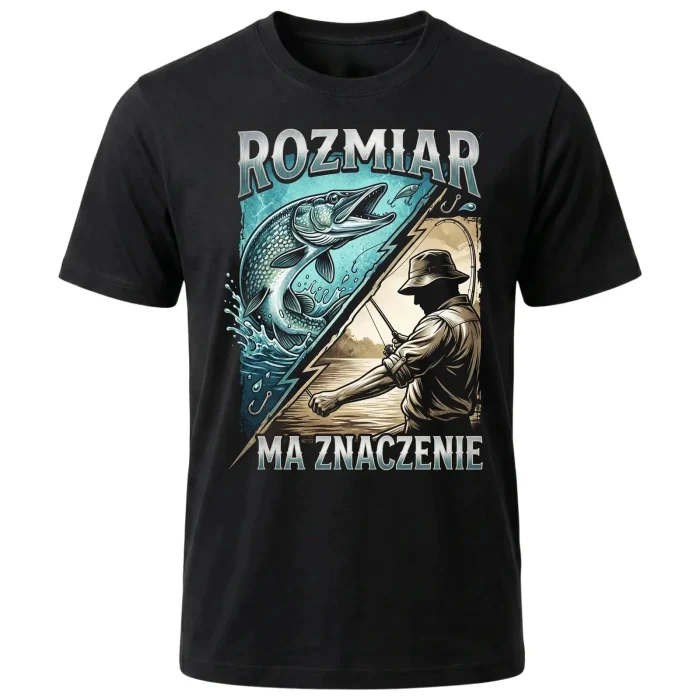 Koszulka Wędkarska Prezent dla Wędkarza Taty Dziadka Męża Faceta tshirt - obrazek 2